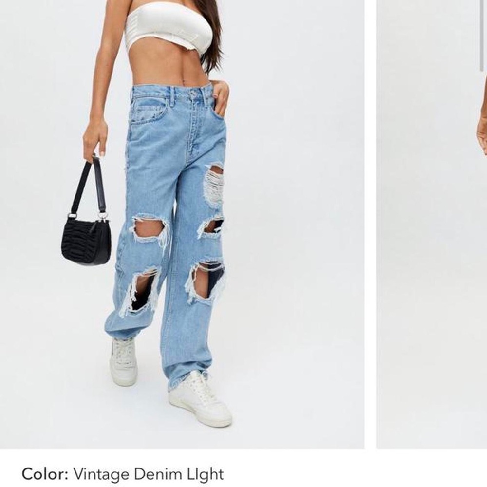 BDG High Waisted Distressed Jeans